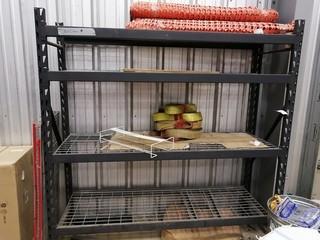 3-Tier Shelving Unit C/w Snow Fence