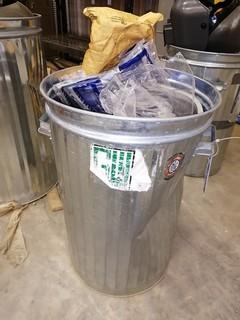 Face Shields And Brackets C/w Garbage Can
