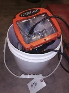 Qty Of (4) Lifting Eyes C/w Flood Light