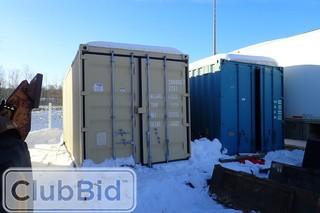 Skidded 20' Sea Container. 