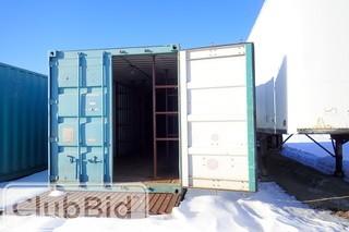 Skidded 40' Sea Container. 