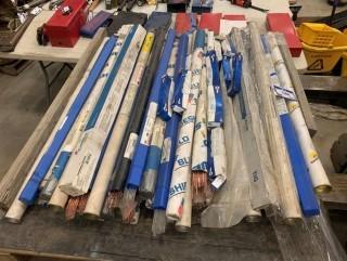 Qty Of Assorted Size Welding Rod