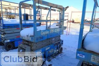 Genie GS-1930 Electric Scissor Lift. Showing 523hrs. 