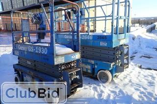 Genie GS-1930 Electric Scissor Lift. Hrs NA. 