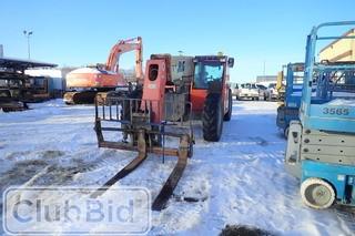 2008 JLG G9-43A 9,000lbs Capacity Telehandler. John Deere 4045 diesel engine. 13.00x24 Tires. Showing 2,536hrs. SN 0160034856.