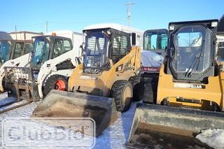 2012 Caterpillar 226B3 Skid Steer. Cat  3024CT Diesel Engine.  10x16.5 6PR Tires. Auxiliary Hydraulics. 67" Digging Bucket. Showing 941hrs. SN CAT0226BLMWD03016.