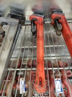(2) Ridgid 24in Pipe Wrenches