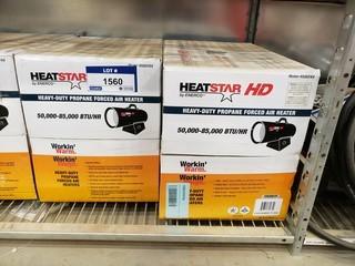 (2) Heatstar Heavy Duty Propane Forced Air Heater