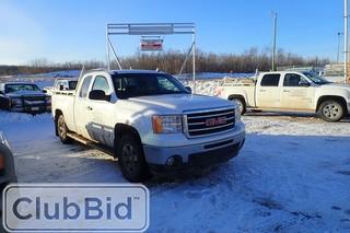 2013 GMC Sierra 1500 SLE 4x4 Extended Cab Pickup Truck. Vortec 5.3L Gas Engine. Automatic Transmission. Headache Rack. Tool Box. Showing 105,183kms. Unit PRH 148. SN 1GTR2VE74DZ302770.