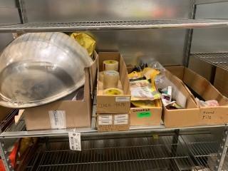 Contents Of Shelf Includes: Misc Supplies