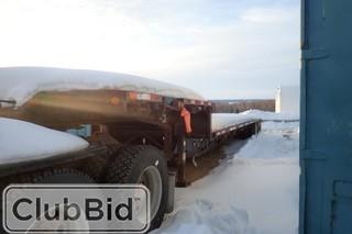 2009 Manac 13353A00 Tridem Axle 51' Step Deck Trailer. 255/70R22.5 Tires. SN 2M513161991119733.