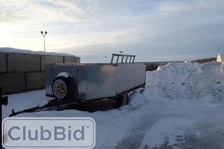 Shop Built Single Axle Utility Trailer. 