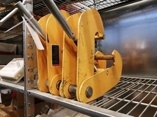(2) Kito 3-Ton Beam Clamps