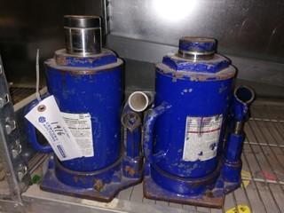 (2) 30-Ton Bottle Jacks