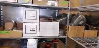 Contents Of Shelf Includes: Welding Masks/Lenses And Face Shields