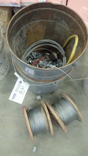 Qty Of Banding Clips C/w Galvanized Cable
