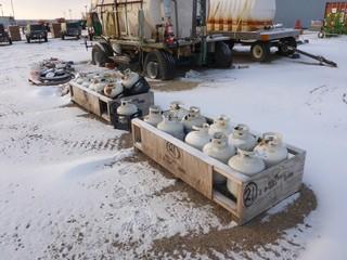 (2) Bins Of LPG Tanks And (4) Pallets Of Misc Supplies