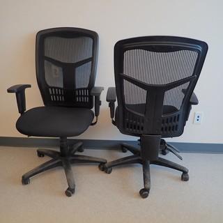 (2) Cloth Task Chairs