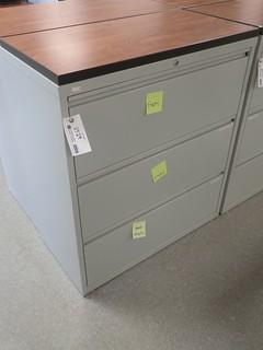 3-Drawer Metal Filing Cabinet