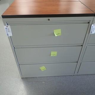 3-Drawer Metal Filing Cabinet