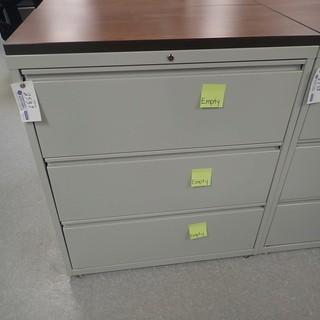 3-Drawer Metal Filing Cabinet