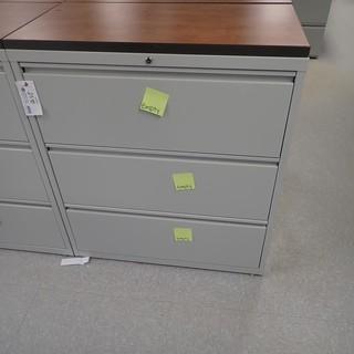 3-Drawer Metal Filing Cabinet