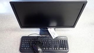 HP Elite Display E231I Monitor C/w Keyboard And Mouse