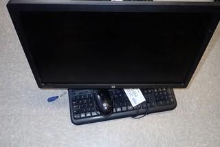HP Elite Display E231I Monitor C/w Keyboard And Mouse