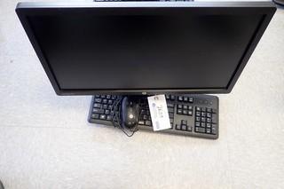 HP Elite Display E231I Monitor C/w Keyboard And Mouse