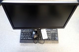 HP Elite Display E231I Monitor C/w Keyboard And Mouse