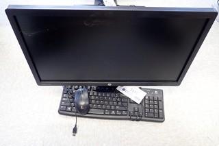 HP Elite Display E231I Monitor C/w Keyboard