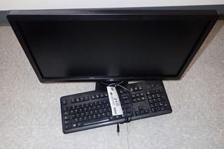 HP Elite Display E231I Monitor C/w Keyboard