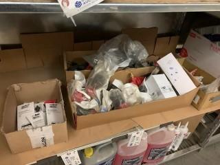 Contents Of Shelf Includes: Qty Of Misc Supplies