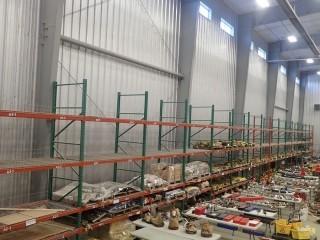16-Section Metal Pallet Racking *Note: Contents Not Included, Item Cannot Be Removed Until December 18th Unless Mutually Agreed Upon, Buyer Responsible For Load Out*