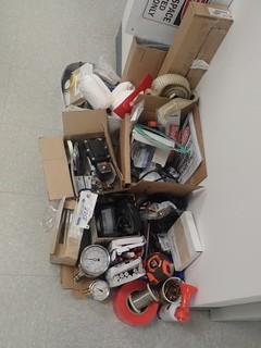 Qty Of Misc Supplies Includes: Pressure Gauges, Radios, Marking Pens And Tungsten Electrodes