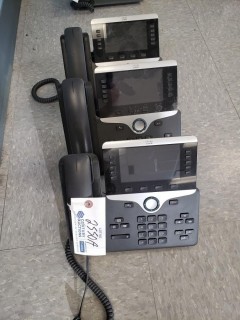 Qty Of (3) Cisco Office Phones
