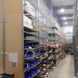 Double Sided Metal Shelving Unit *Note: Contents Not Included, Buyer Responsible For Load Out, Item Cannot Removed Until December 18th Unless Mutually Agreed Upon*