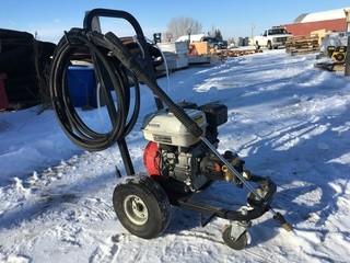 Signature Series Gas Powered Pressure Washer c/w Honda HX160 5.5 HP Gas Motor.