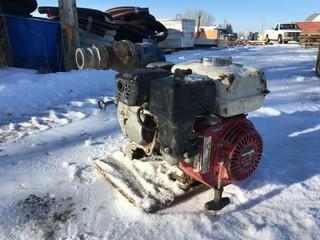 2" Trash Pump c/w Honda Power.