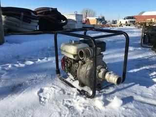 2" Trash Pump c/w Honda Power.