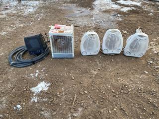 Lot of (5) Misc. Space Heaters.
