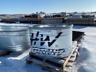 HW Brand Round End Stock Tank Model RE223, 3' Round End, 2' Deep.