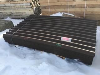 Lot of Ondura Corrugated Panels. (Brown)