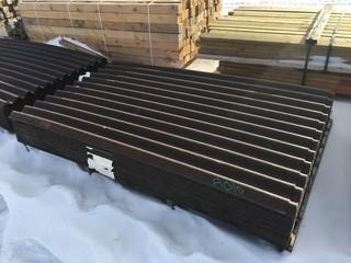 Lot of Ondura Corrugated Panels. (Brown)