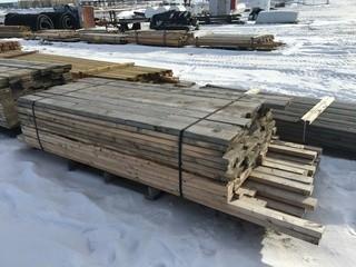 Lot of Assorted 2"x4", 2"x6" Lumber Various Lengths.