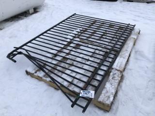 Metal Swinging Gate 93"x5' Damaged.
