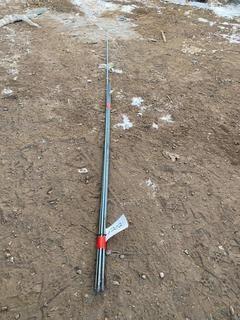 Lot of (7) 1/2" Ready Rod Various Lengths.