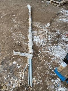 Lot of (6) 1/2" Ready Rod Various Lengths 10'.