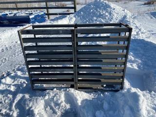 Metal Shelf 56"x38"x18 1/2".