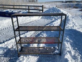 Metal Shelf 4;x4;x12:.